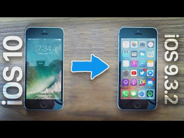 Video thumbnail for Downgrade iOS 10 to iOS 9.3.2 | Quick Tips