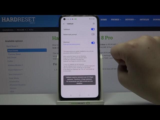 Video thumbnail for How to Enable Talkback in REALME 8 Pro – Screen Reader Mode