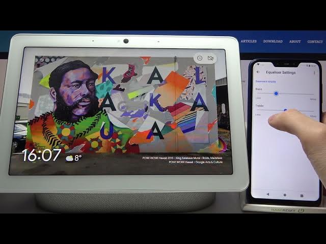 Video thumbnail for How to Boost Bass or Trebles on GOOGLE Nest Hub Max - Google Nest Hub Max Equalizer Settings