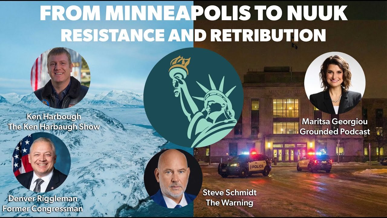 Video thumbnail for Save America Movement LIVE: Maritsa Georgiou in Minneapolis and the SAM crew in Nuuk, Greenland