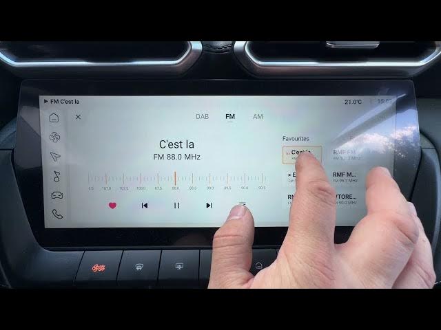 Video thumbnail for MG ZS – How to Assign Radio Station to a Preset