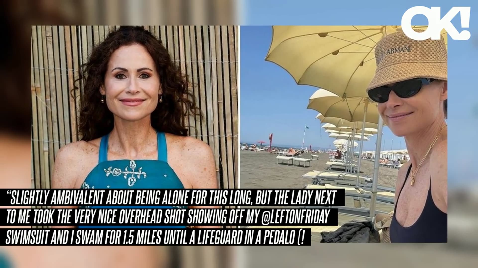 'Video thumbnail for 'Classy' Minnie Driver Stuns in Black Bikini: Photos'