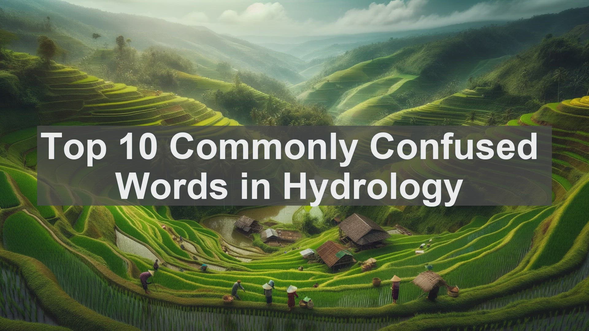 'Video thumbnail for Top 10 Commonly Confused Words in Hydrology'