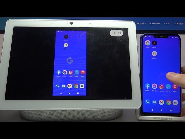 Video thumbnail for How to Cast Screen from your Smartphone to the GOOGLE Nest Hub Max - See your Phone Screen on Nest