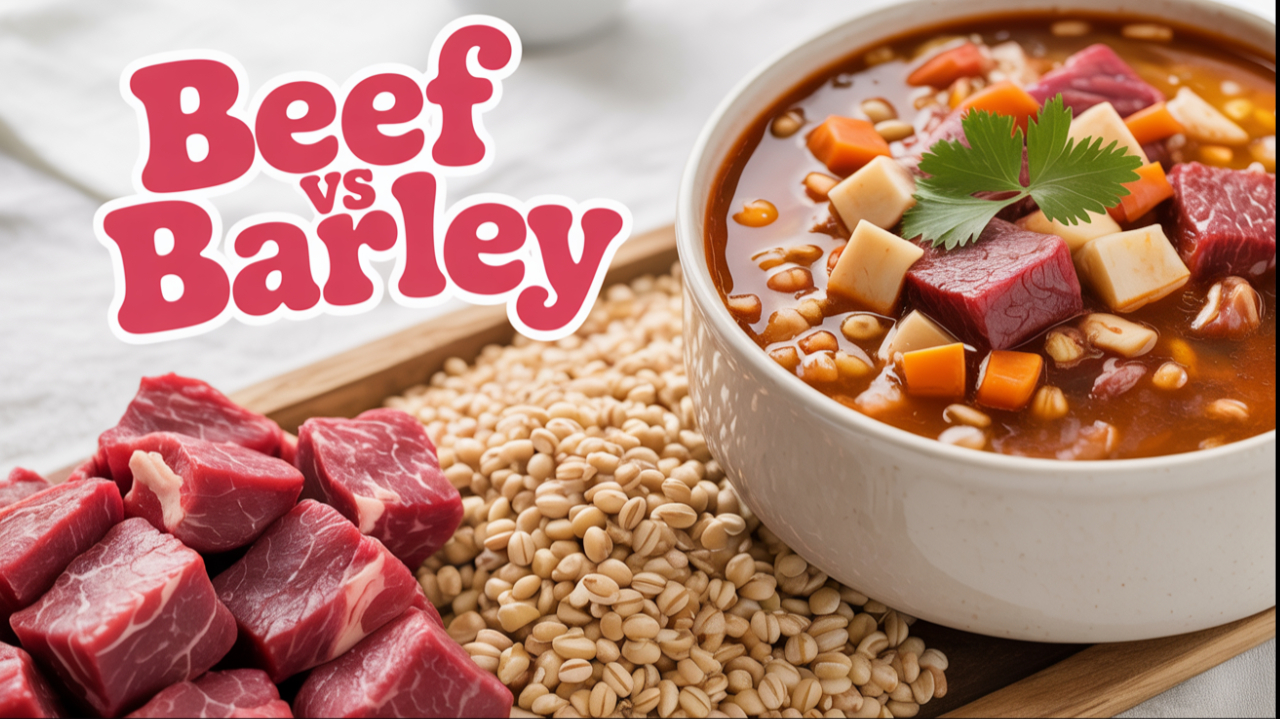 Video thumbnail for Beef Barley Soup