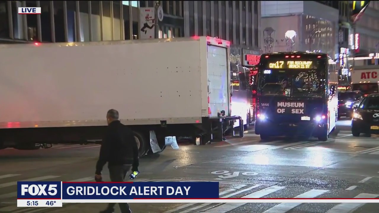 Video thumbnail for Gridlock alert day in NYC