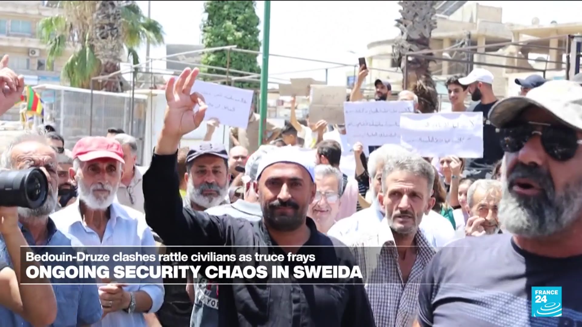 'Video thumbnail for Sweida: Clashes rattle civilians as truce frays'