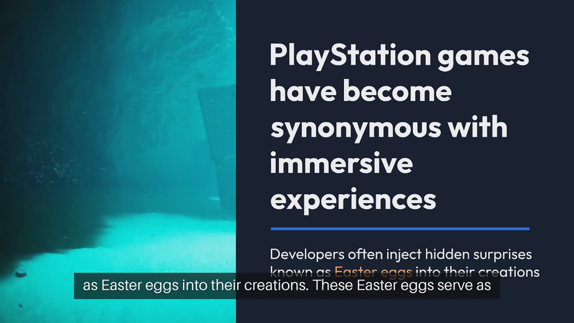 'Video thumbnail for PlayStation game Easter eggs'