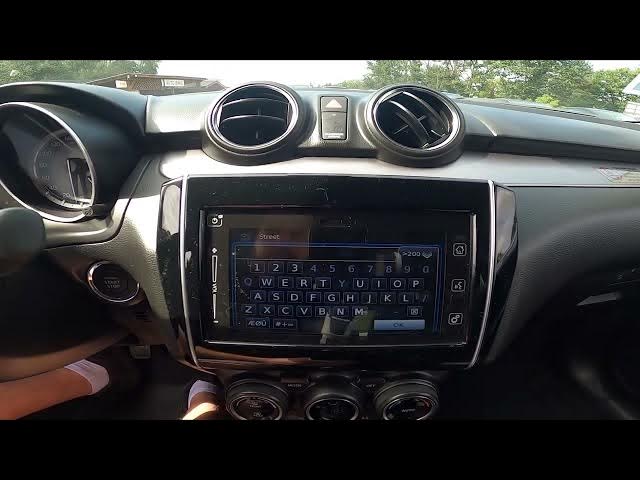 Video thumbnail for How to Set Destination in Map in Suzuki Swift VI (2017 – now) - Start Route in Navigation