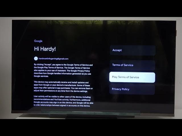 Video thumbnail for How To Setup Google Services On Metz Google TV