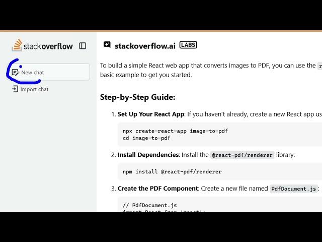 Video thumbnail for STACKOVERFLOW AI REVIEW | CRAZY AI Gives INSTANT Answers to ANY Coding Question!