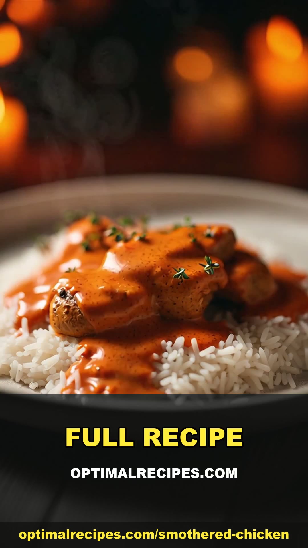 Video thumbnail for Smothered Chicken & Rice?! 😳 11 ingredients, ONE skillet, dinner ready in 30 minutes! 🔥