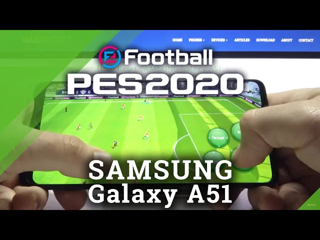 Video thumbnail for Samsung Galaxy A51 eFootball PES 2021 Game Review