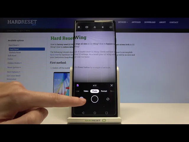 Video thumbnail for How to Enable Gridlines in LG Wing – Device Camera Screen