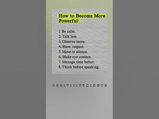 Video thumbnail for More Powerful👇💥💯 #motivation #positivity #positivevibes