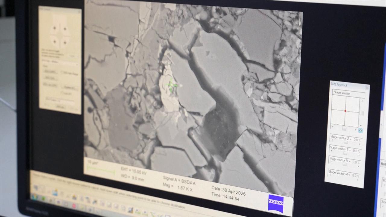 Video thumbnail for China: Chinese researcher recalls pleasant surprise of discovering new lunar mineral.