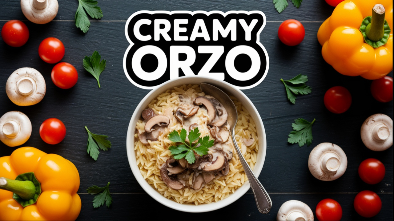 Video thumbnail for Mushroom Orzo