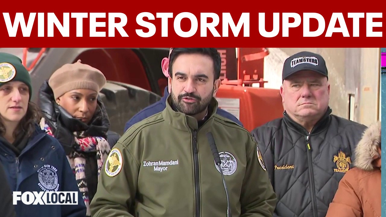 Video thumbnail for FULL: Mamdani update on NYC winter storm