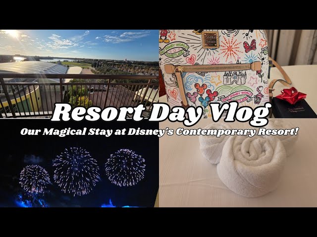 Video thumbnail for Disney Contemporary Resort Vlog: Balcony Fireworks, Chef Mickey & Shopping