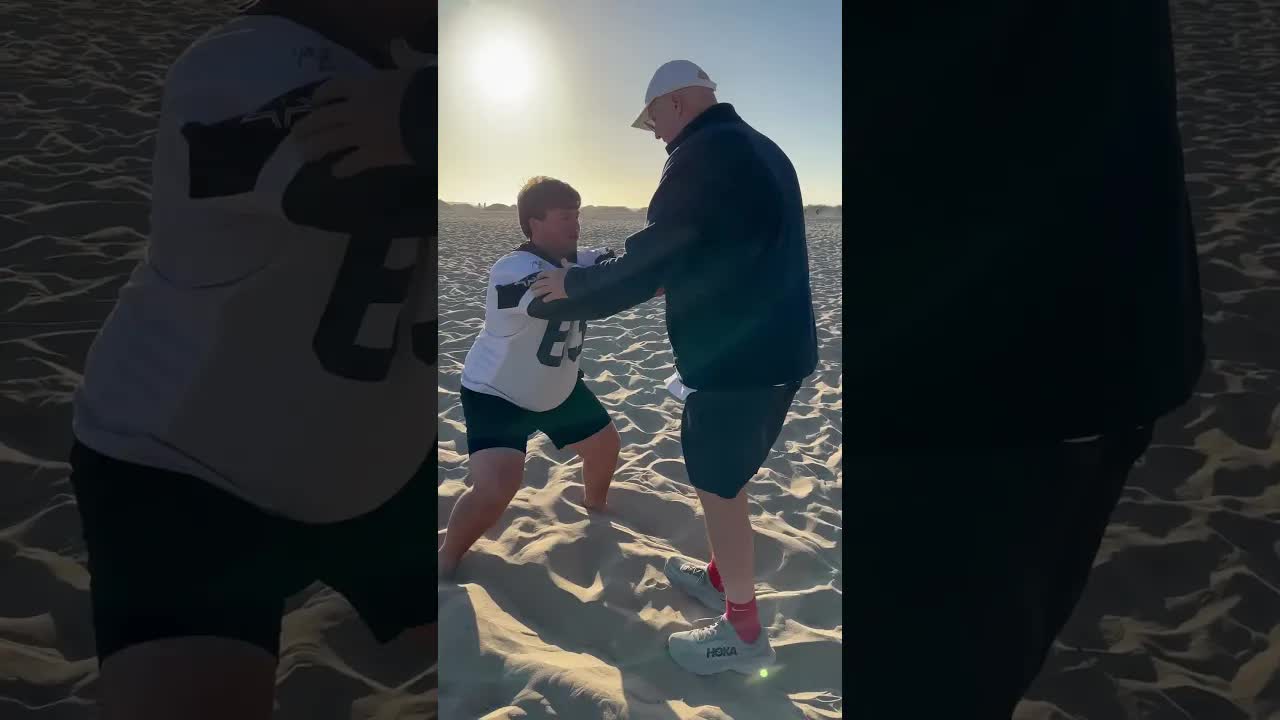 Video thumbnail for Teaching and inspiring the youth!!! Salute to Bryan Broaddus for helping out Spencer!!!