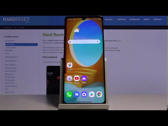 Video thumbnail for How to Manage Dial Pad Tones in LG Velvet - Turn On/Off Keypad Sounds