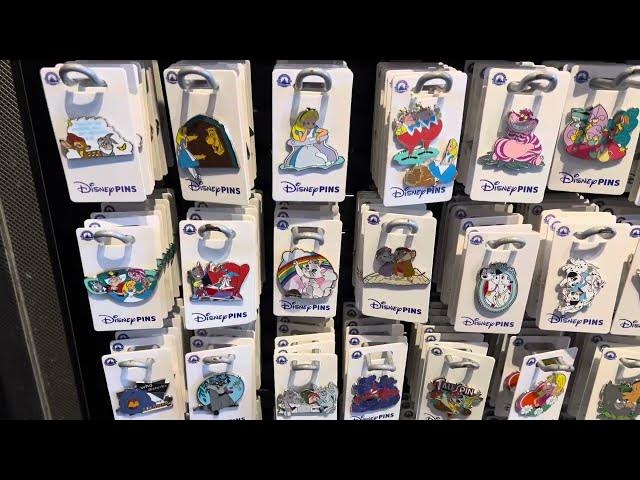 'Video thumbnail for Disney Pins at the Disneyland Resort 👕#disney #disneyland #disneystore #disneymerchandise'