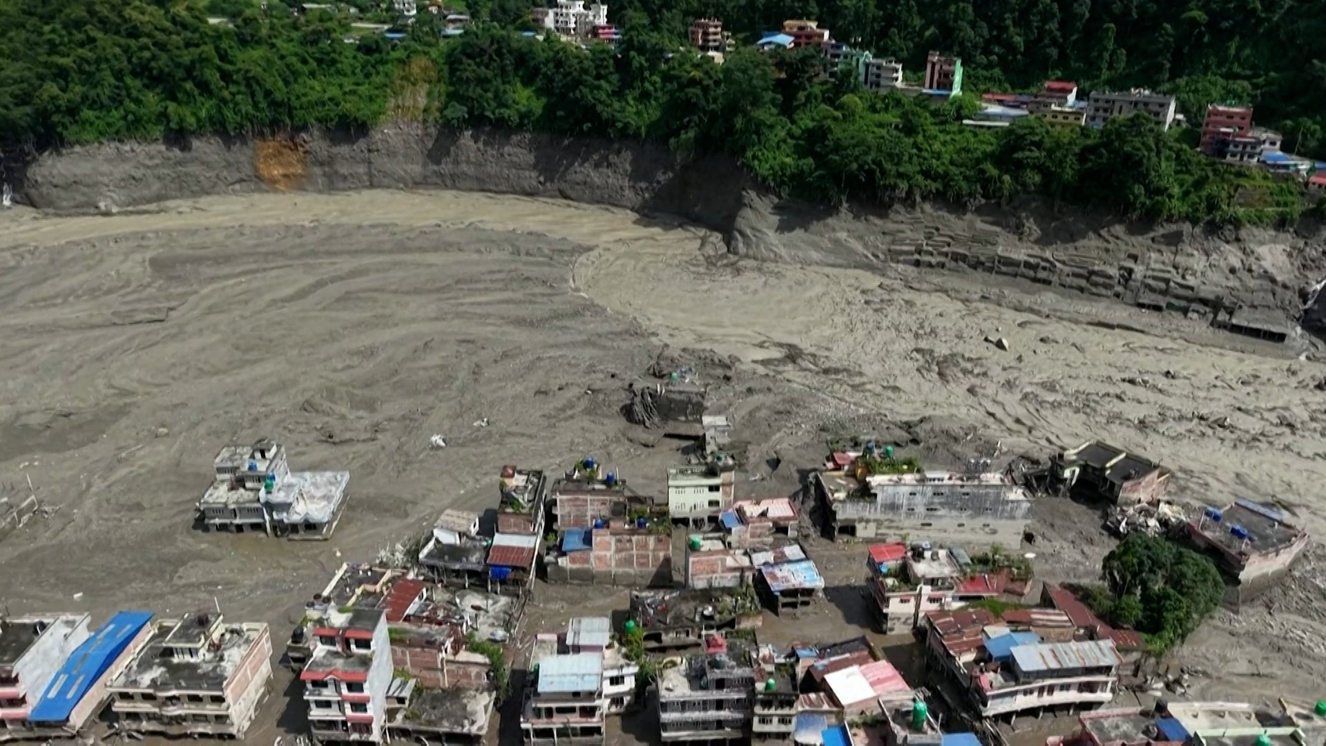 Video thumbnail for Survivors recount moment flash floods hit Nepal