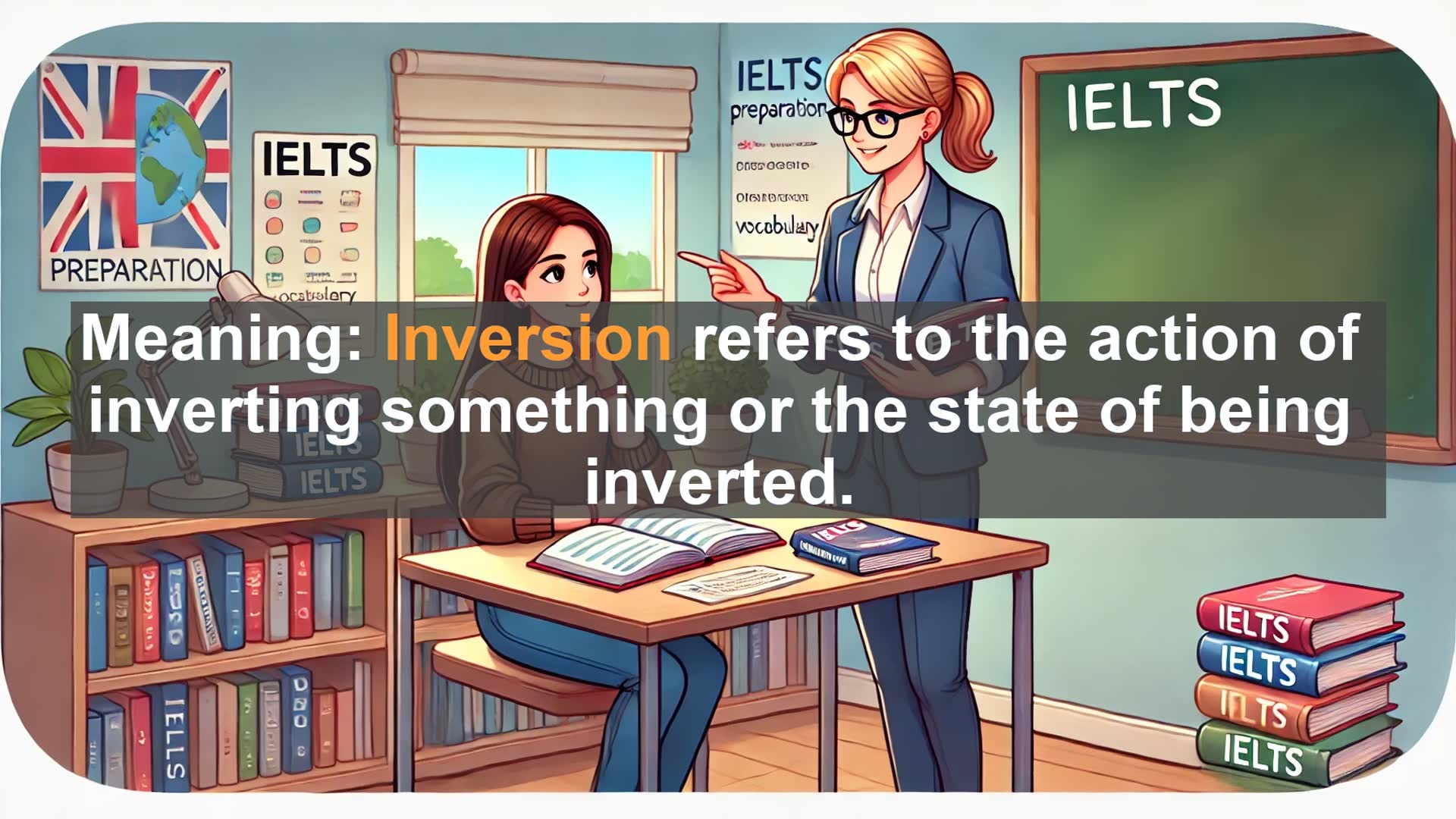 'Video thumbnail for 5000 Must Know IELTS 8.0 Vocabulary - Inversion: Boost Your IELTS Score with This Powerful Technique'