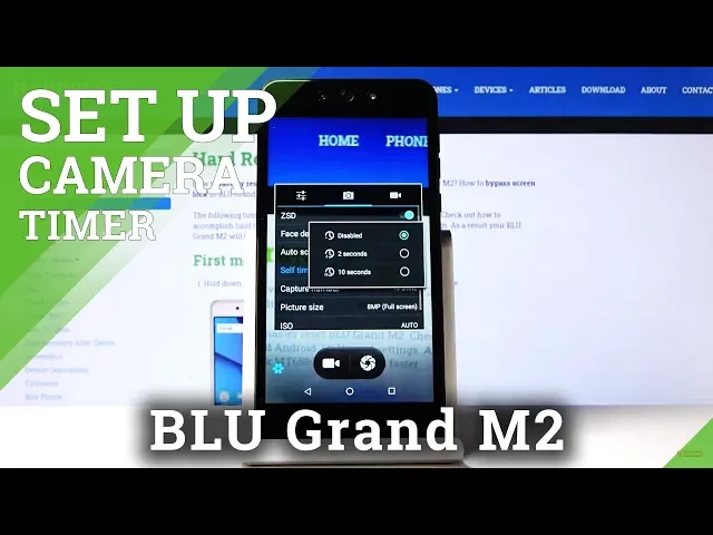 Video thumbnail for How to Set Timer on BLU Grand M2 – Easy Photo Delay