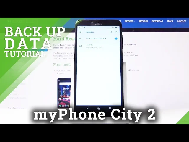 Video thumbnail for How to Enbale Google Backup in myPhone City 2 – Data Protection Method