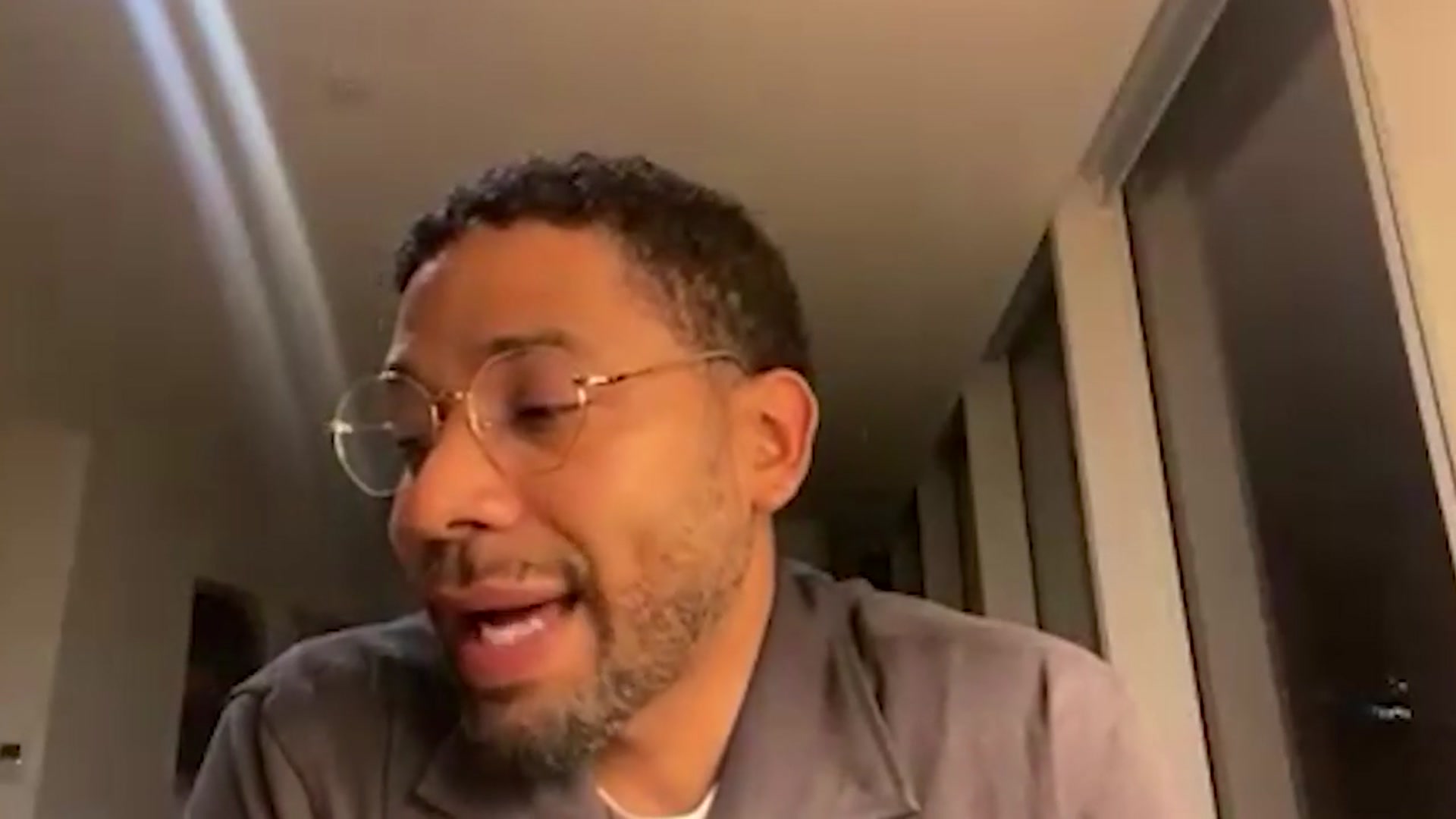 'Video thumbnail for 'Special Forces' Star Jussie Smollett Is "Happy To Be Doing Cool Stuff" After Hate Crime Controversy'