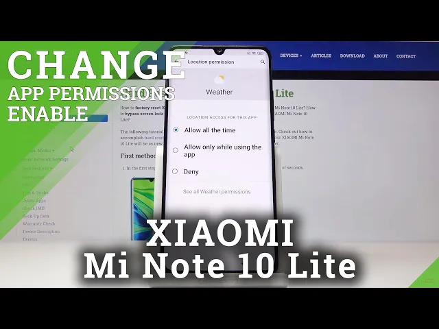 Video thumbnail for How to Enter App Permission Menu in Xiaomi Mi Note 10 Lite?