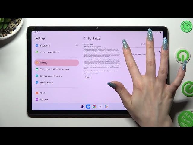 Video thumbnail for How to Change Font Size on LENOVO Tab P11 Gen2? - Increase Font Size