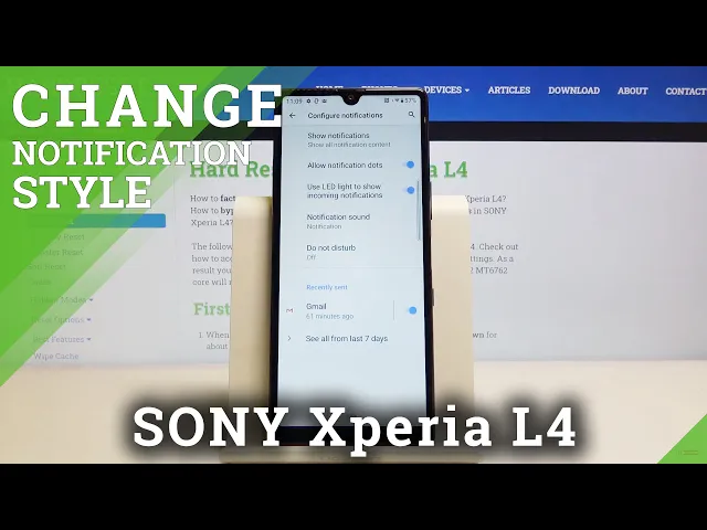 Video thumbnail for How to Enter Notification Settings in SONY Xperia L4 – Find Notification Options