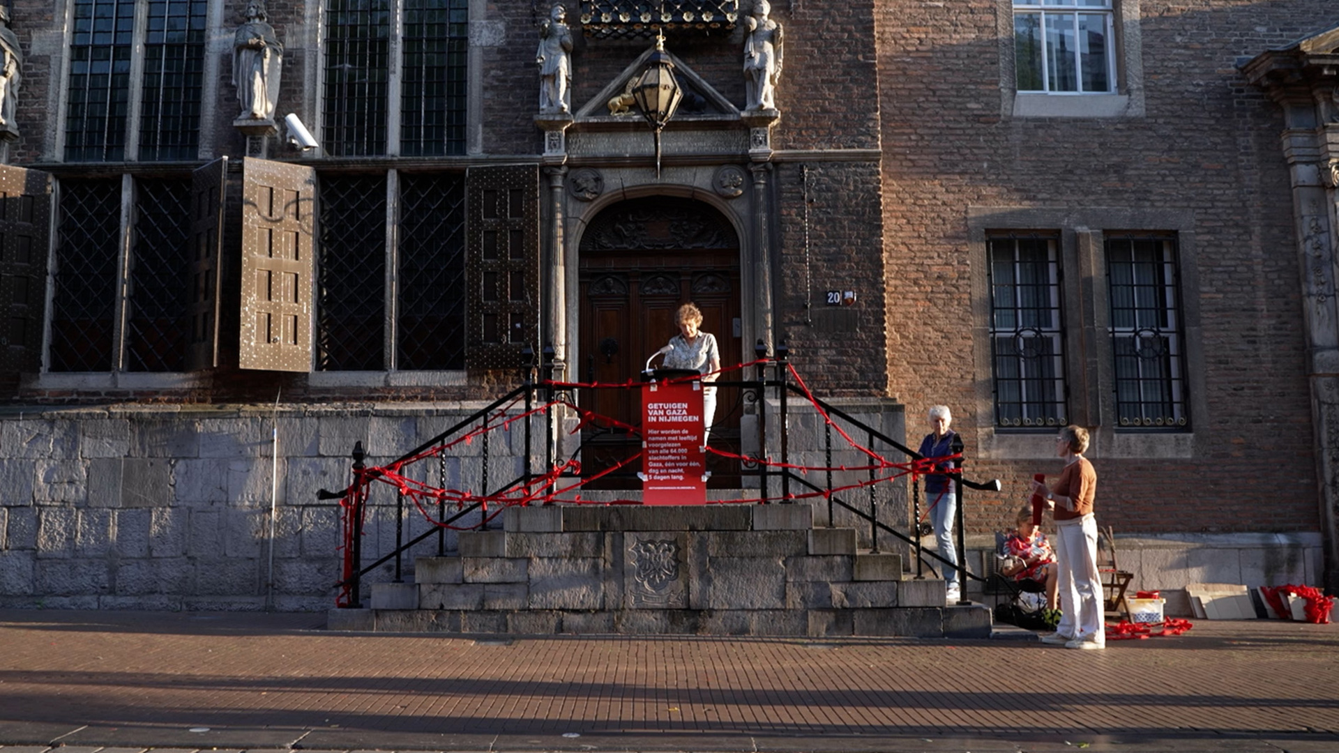 Residents Dutch Residents in Dutch town reads names of Gaza’s victims | Open Video
