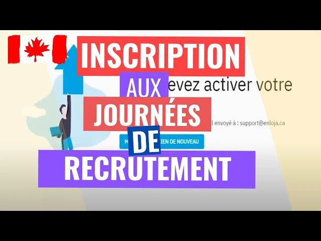 Video thumbnail for Important: Inscription aux journées de recrutement international au Québec 🇨🇦 .