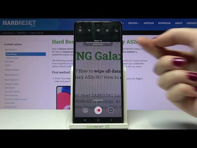 Video thumbnail for Change Speed of Hyperlapse - Manage Hyperlapse Interval on SAMSUNG Galaxy A52s 5G