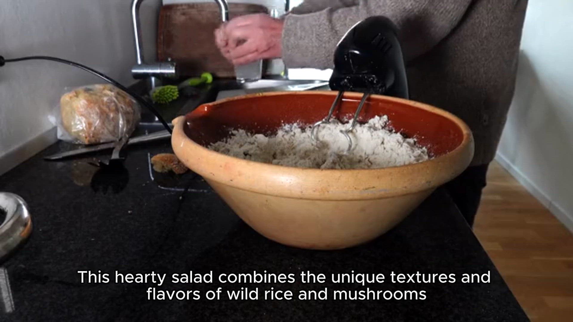 Video thumbnail for Wild Rice and Mushroom Salad