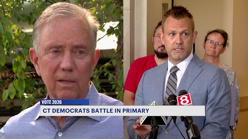 Video thumbnail for Progressives hope to unseat establishment Democrats in CT primary on Tuesday