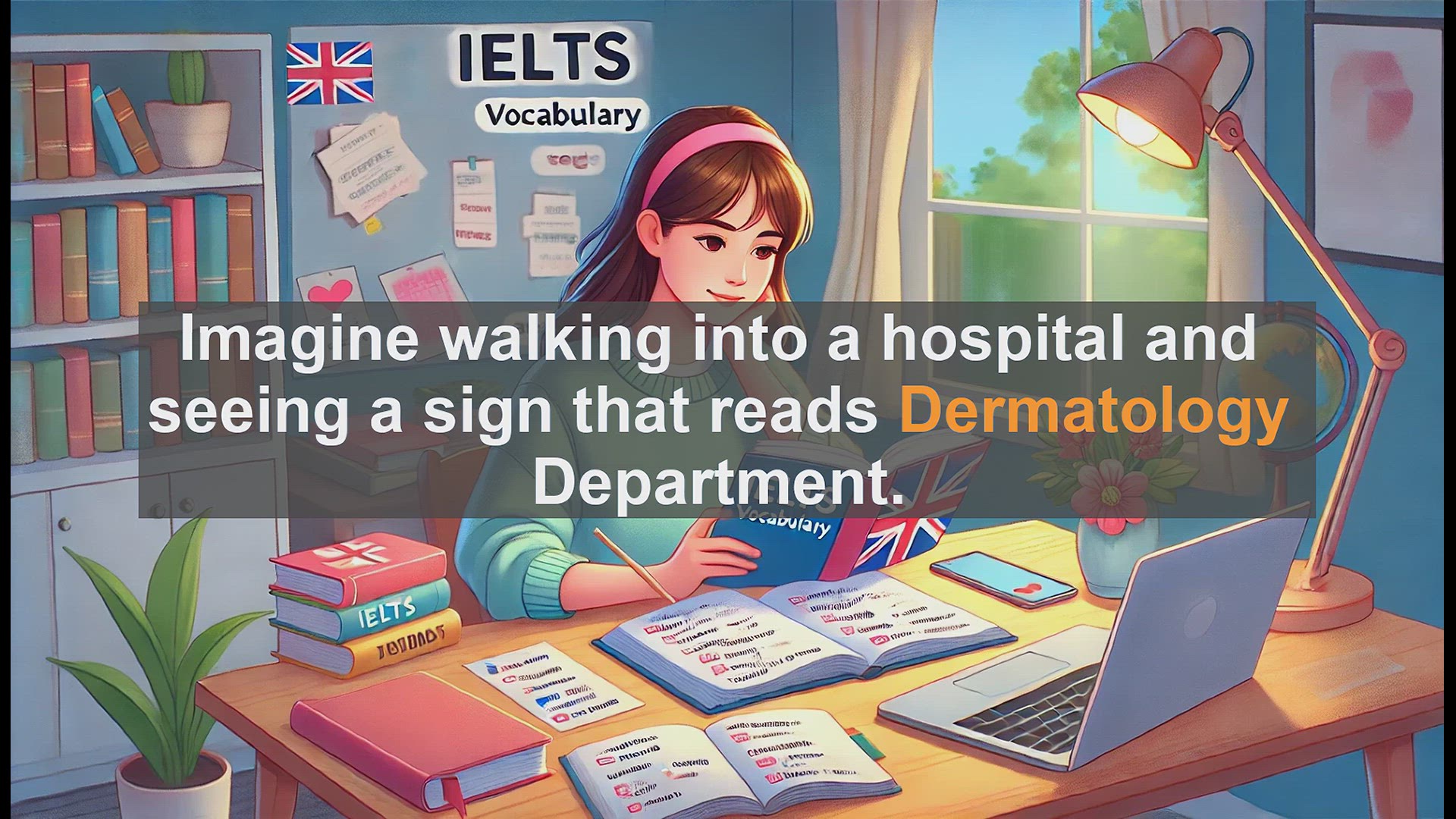 'Video thumbnail for 5000 Must Know IELTS 8.0 Vocabulary - Dermatology: Essential IELTS Vocabulary for Medical Fields'