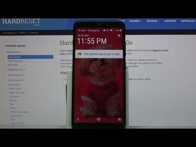 Video thumbnail for WIKO View Go and Face Identification - Add Face Unlock