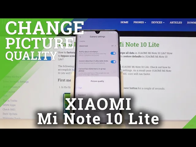 Video thumbnail for How to Change Picture Quality in XIAOMI Mi Note 10 Lite – Camera Settings