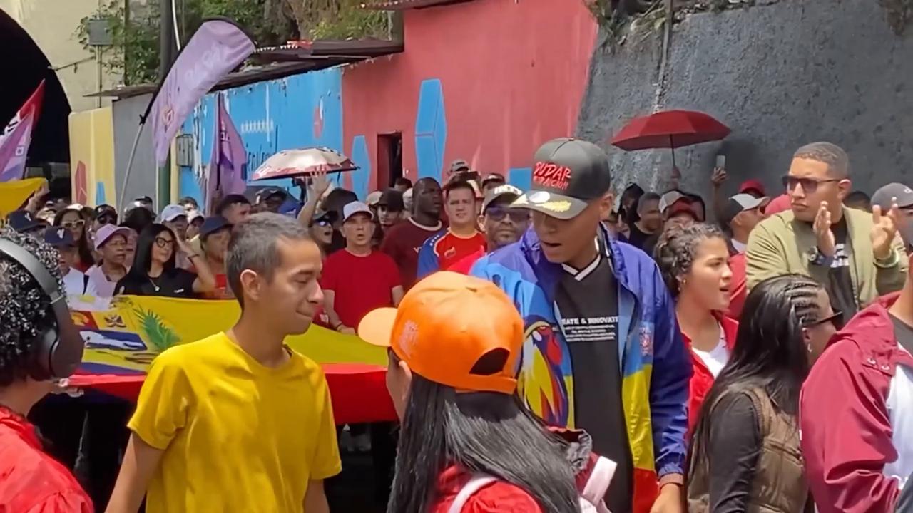 Video thumbnail for Venezuela: Thousands honor Hugo Chavez on 72nd birth anniversary.
