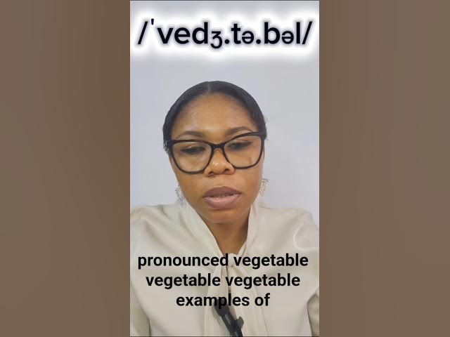 Video thumbnail for Day 16 - Everyone needs to see this about 'vegetables' π€―π± you may have been pronouncing it wrongly!