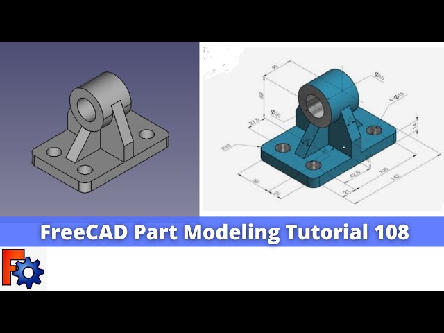 'Video thumbnail for FreeCAD Part Modeling Tutorial 108 | FreeCAD Tutorial | Mechnexus |'