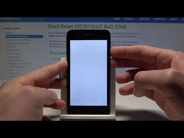 Video thumbnail for How to Take Screenshot in MICROMAX Bolt Q346 - Capture Screen