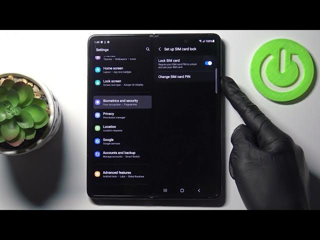 Video thumbnail for How to Change SIM Card PIN on Samsung Galaxy Z Fold 3 5G – Set New SIM PIN