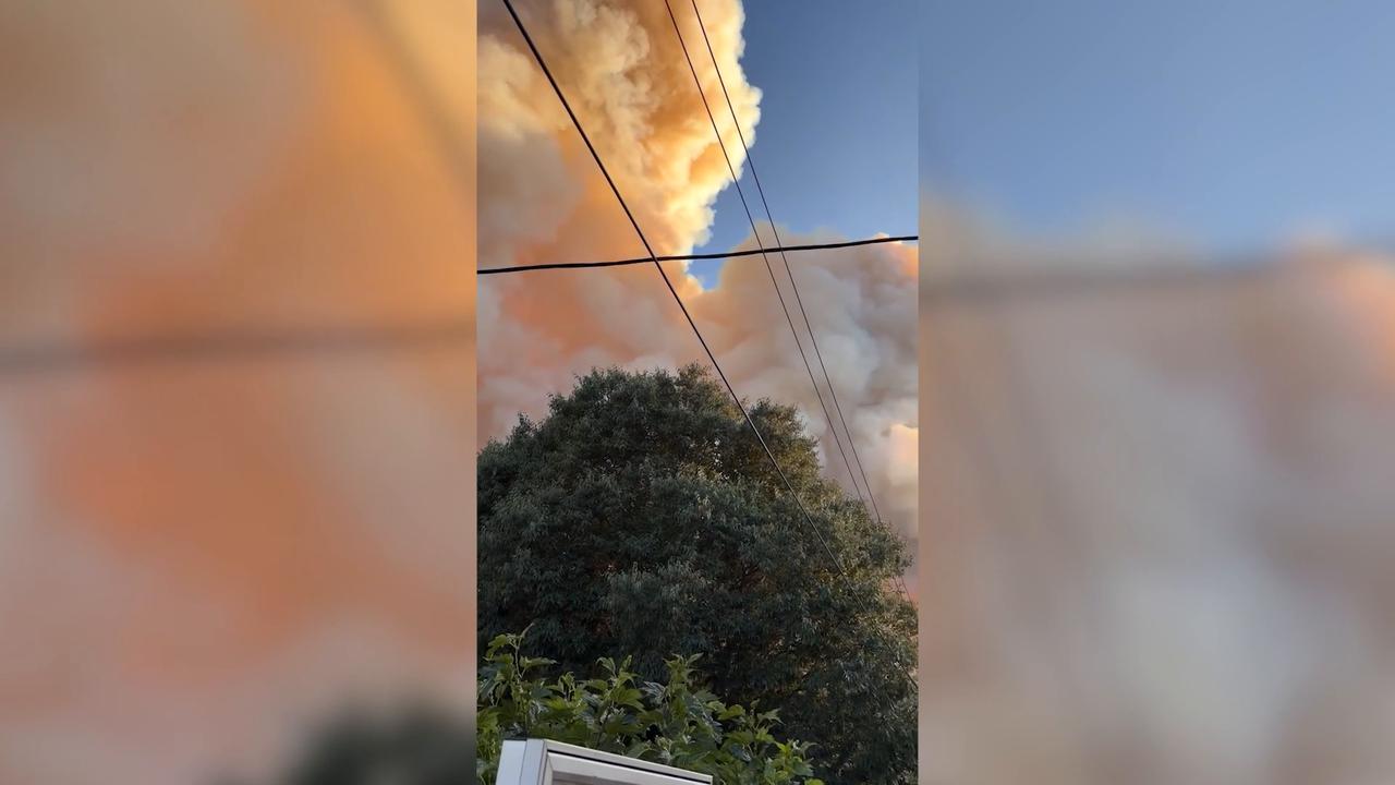 Video thumbnail for France: Wildfire burns over 6,000 acres in southeastern France (2).