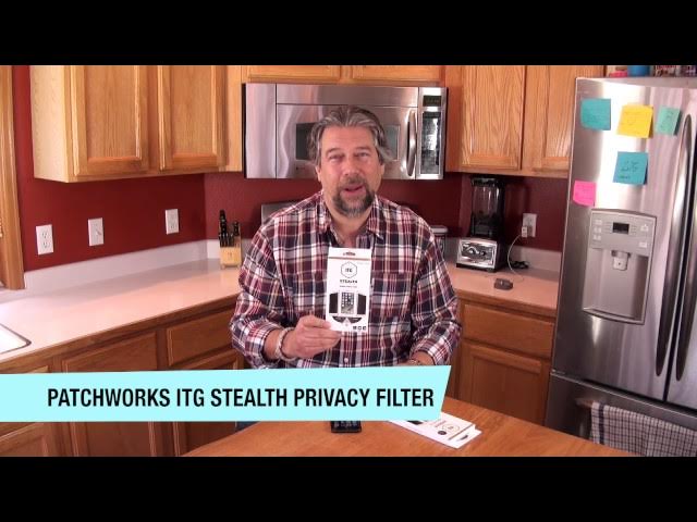 Video thumbnail for Patchworks ITG STEALTH Privacy Shield for iPhones - Install and Review!