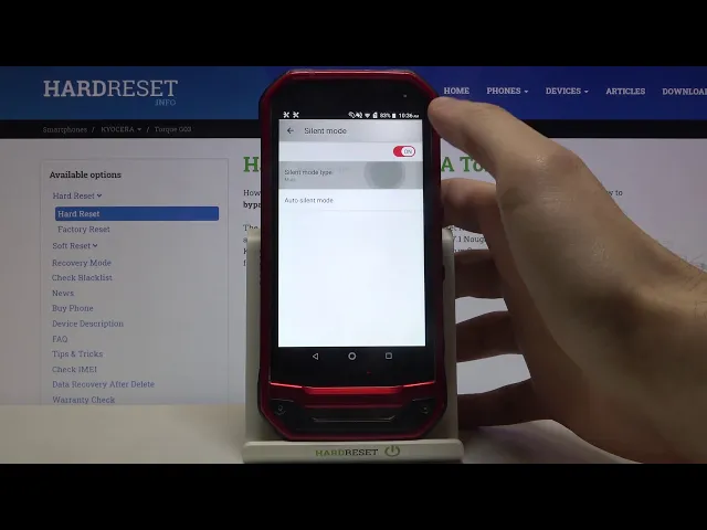 Video thumbnail for How to Enable Do Not Disturb Mode on KYOCERA Torque G03 -  Block Sounds